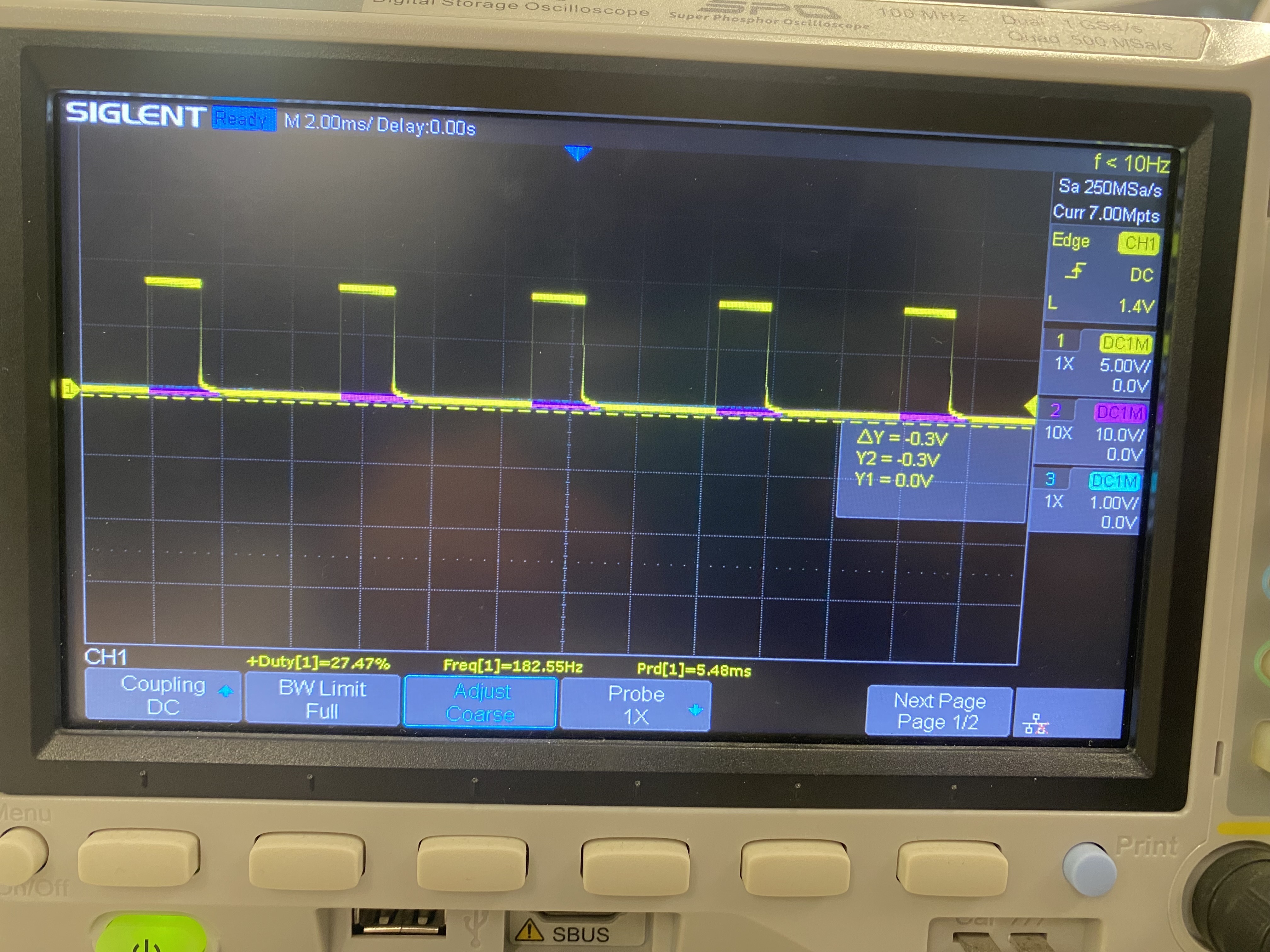 clean oscilloscope
